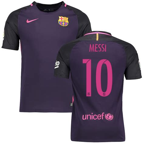 Nike Lionel Messi Barcelona Purple 2016/17 Away Replica Jersey